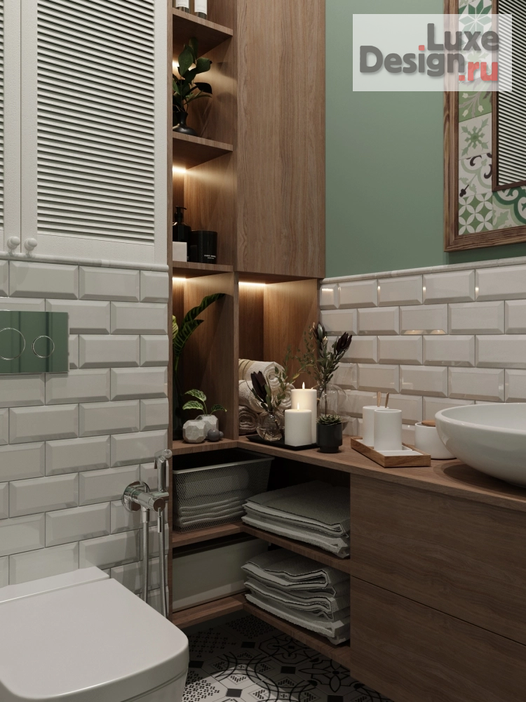 Дизайн интерьера ванной "Дизайн санузла" (фото 3)