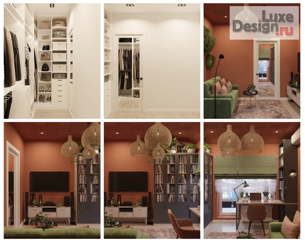 Дизайн интерьера четырехкомнатной квартиры "Квартира в ЖК Зеленый квартал" (фото 8)