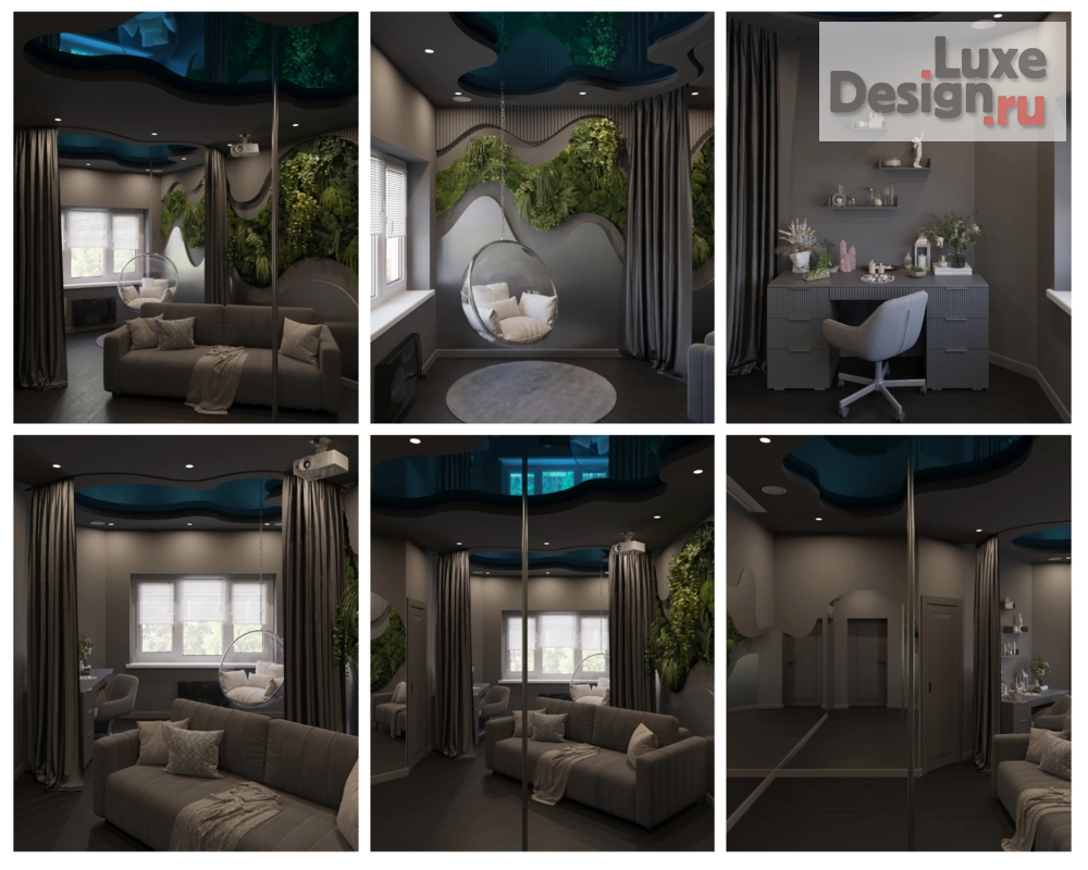 Дизайн интерьера частного дома "Дизайн комнат в Москве" (фото 2)