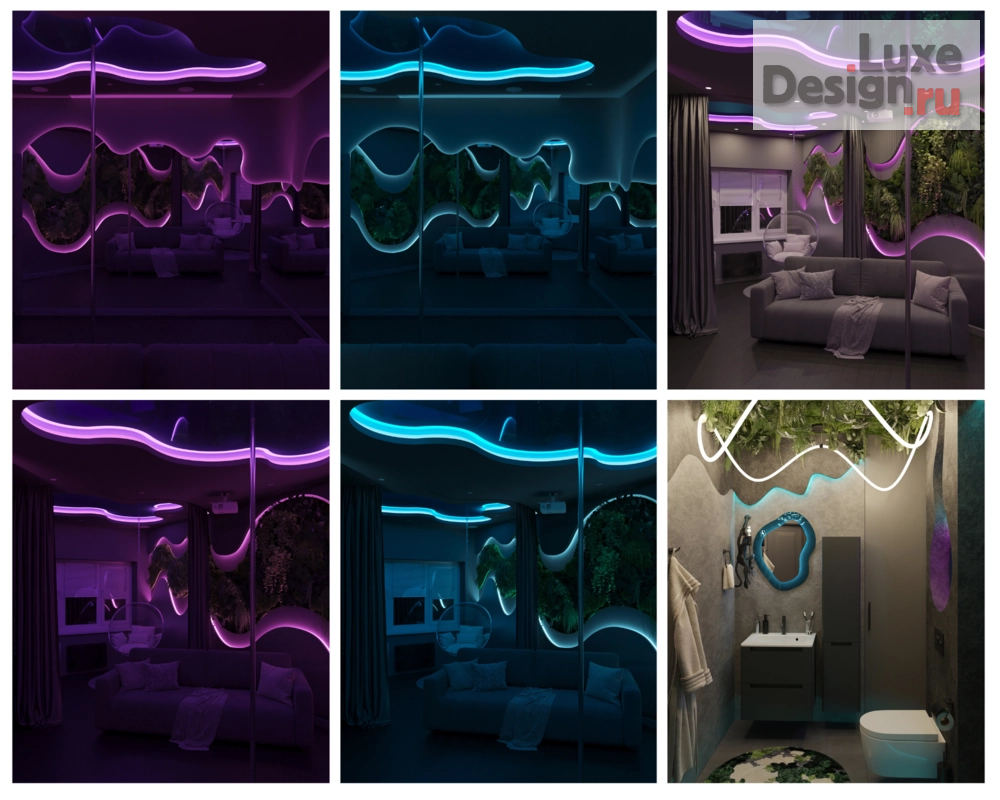 Дизайн интерьера частного дома "Дизайн комнат в Москве" (фото 4)