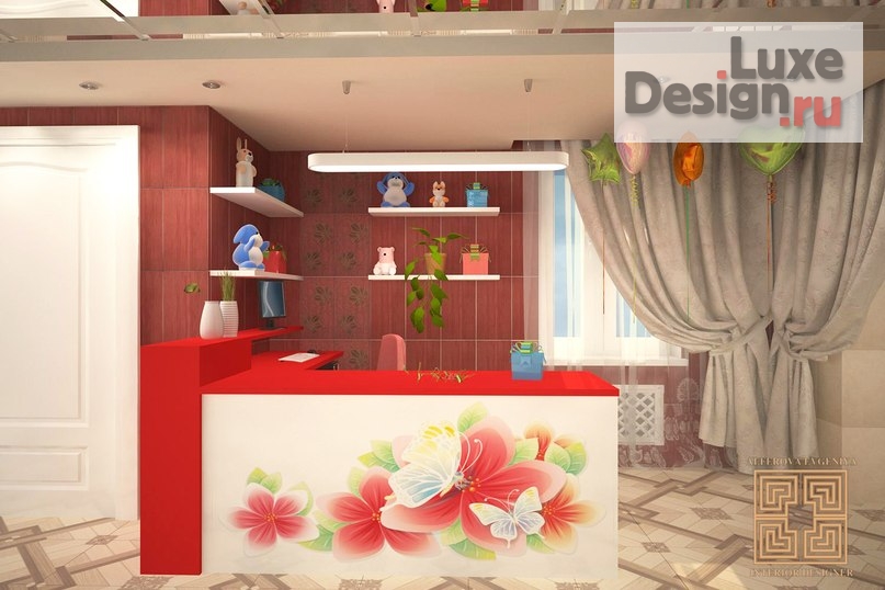 Дизайн интерьера бутика "Магазин цветов" (фото 10)