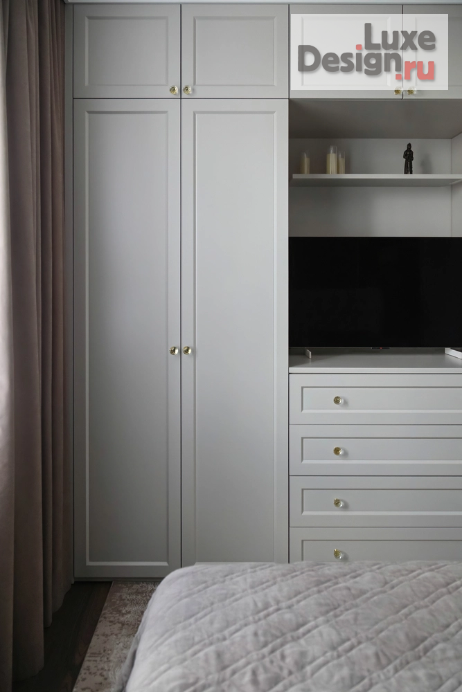 Дизайн интерьера спальни "Реализация ул. 3-го Интернационала, Курская область." (фото 6)