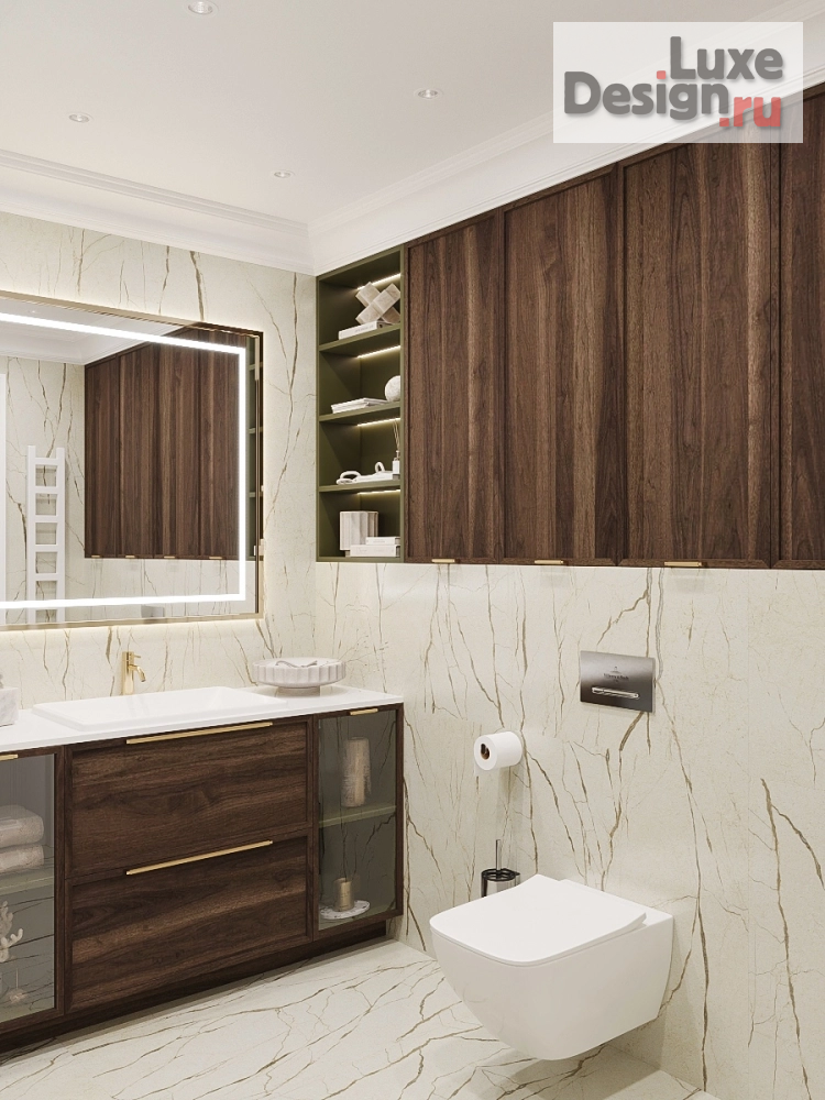 Дизайн интерьера ванной "Ванная комната ул. 3-го Интернационала, Курская область." (фото 8)