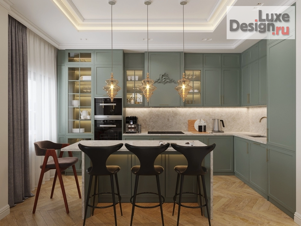 Дизайн интерьера двухкомнатной квартиры "Дизайн проект квартиры по ул. Комсомольской" (фото 1)