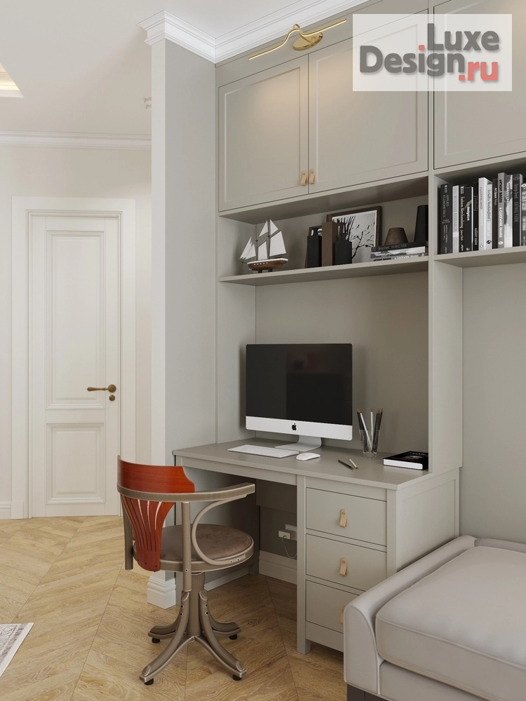 Дизайн интерьера двухкомнатной квартиры "Дизайн проект квартиры по ул. Комсомольской" (фото 6)