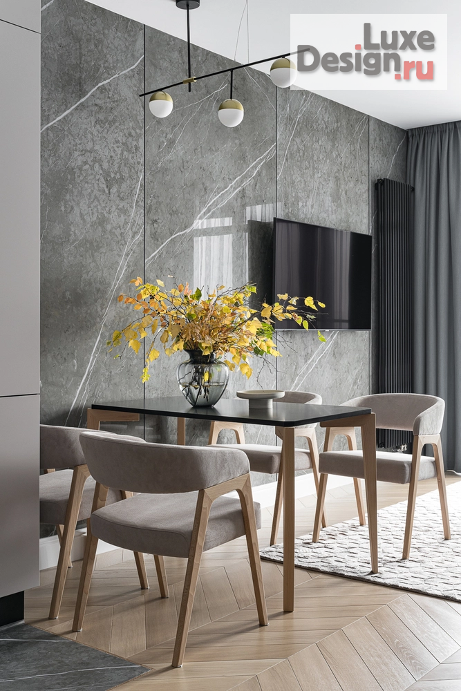 Дизайн интерьера двухкомнатной квартиры "Реализованный проект в ЖК "Нагорный"" (фото 4)