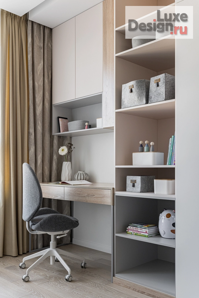 Дизайн интерьера трехкомнатной квартиры "Дизайн проект квартиры в ЖК "Нагорный"" (фото 12)