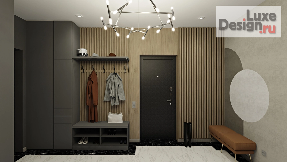 Дизайн интерьера коттеджа "Загородный дом" (фото 3)