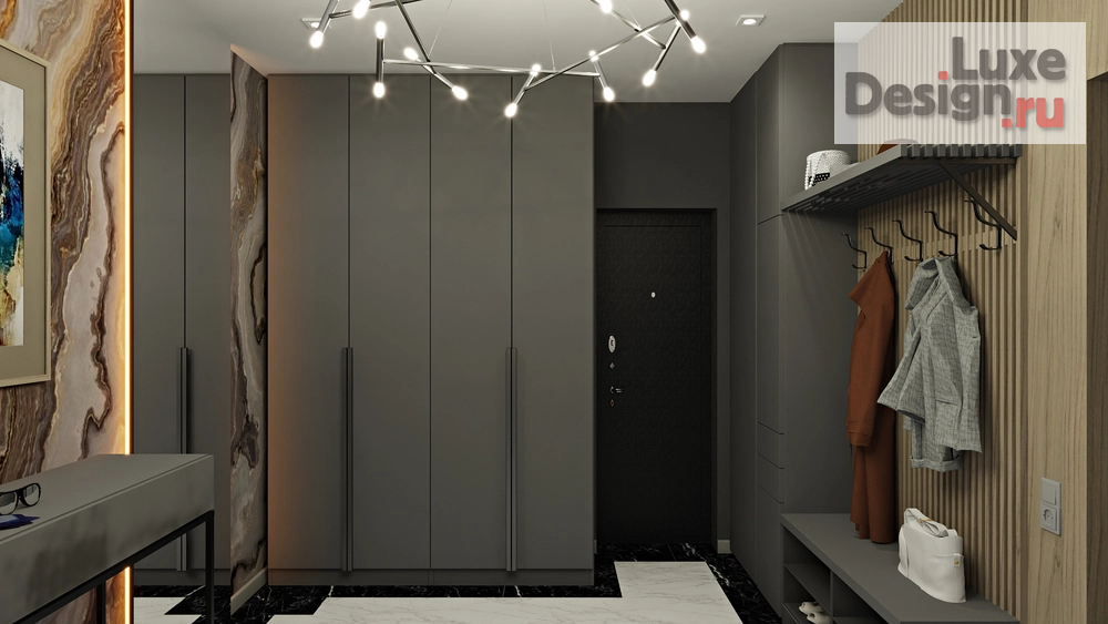 Дизайн интерьера коттеджа "Загородный дом" (фото 2)