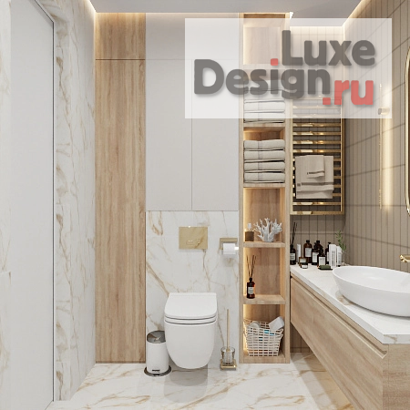 Дизайн интерьера двухкомнатной квартиры "ЖК Нагорный" (фото 14)