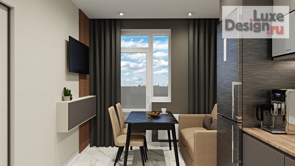 Дизайн интерьера трехкомнатной квартиры "Часть квартиры" (фото 2)