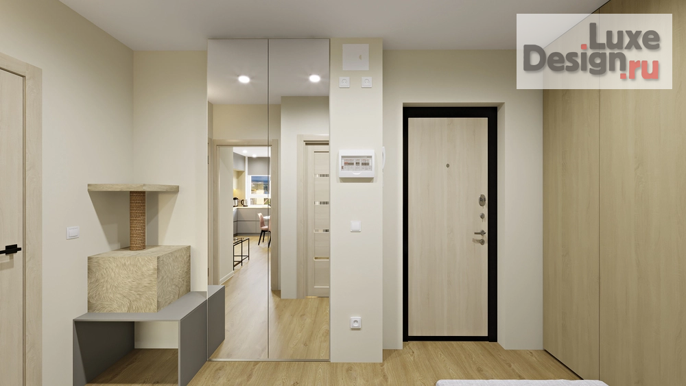 Дизайн интерьера однокомнатной квартиры "ЖК РИО" (фото 9)