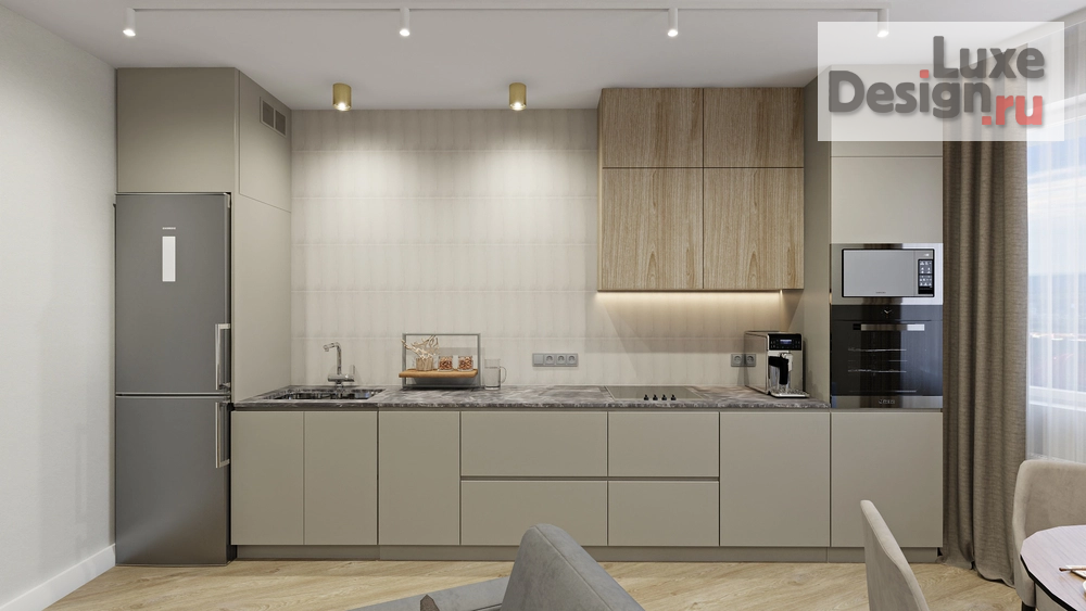 Дизайн интерьера трехкомнатной квартиры "ЖК Школьный" (фото 5)