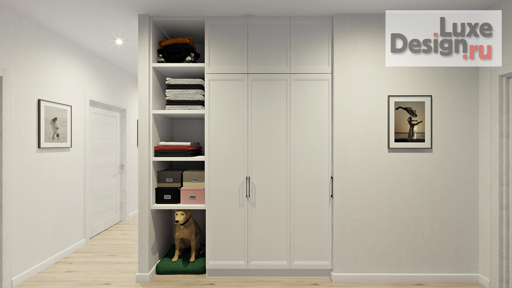 Дизайн интерьера трехкомнатной квартиры "Интерьер с яркими акцентами" (фото 10)