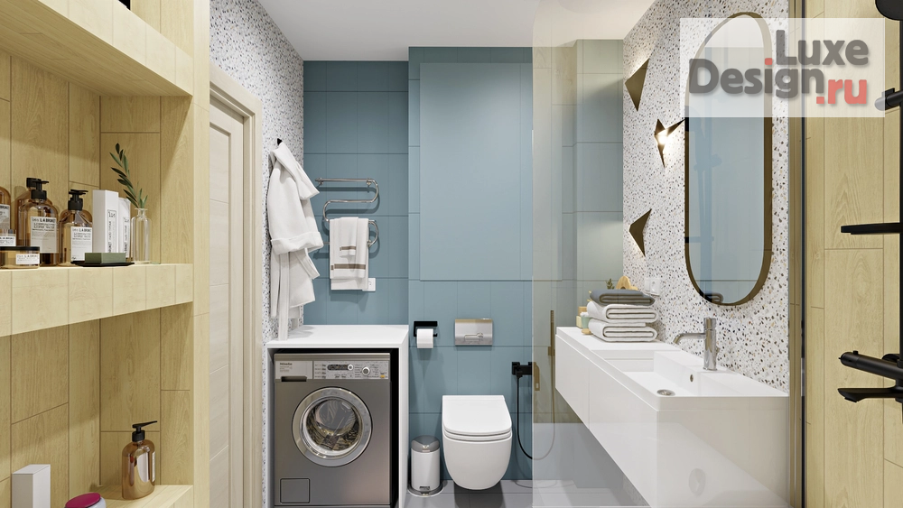 Дизайн интерьера однокомнатной квартиры "ЖК РИО" (фото 12)