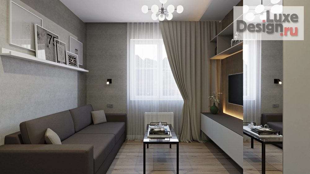 Дизайн интерьера коттеджа "Загородный дом" (фото 41)