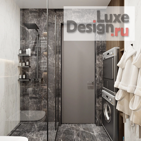 Дизайн интерьера двухкомнатной квартиры "ЖК Нагорный" (фото 18)