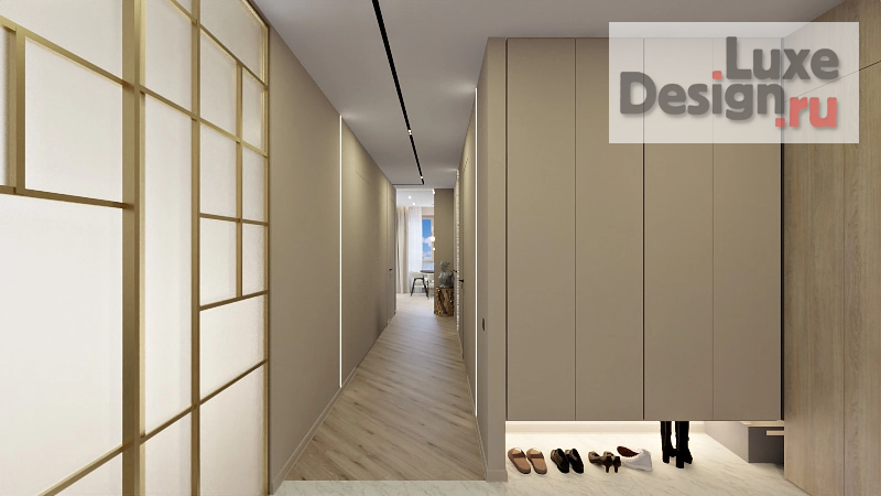 Дизайн интерьера двухкомнатной квартиры "ЖК Нагорный" (фото 3)