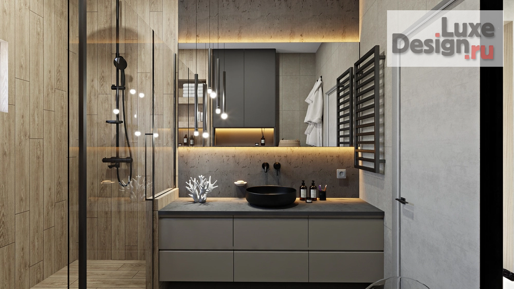 Дизайн интерьера коттеджа "Загородный дом" (фото 16)