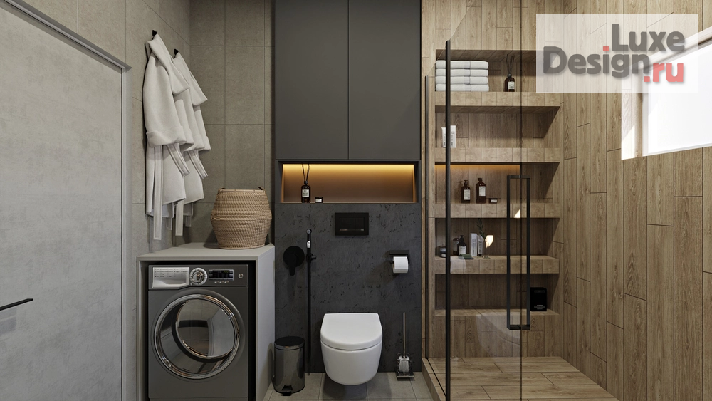 Дизайн интерьера коттеджа "Загородный дом" (фото 18)