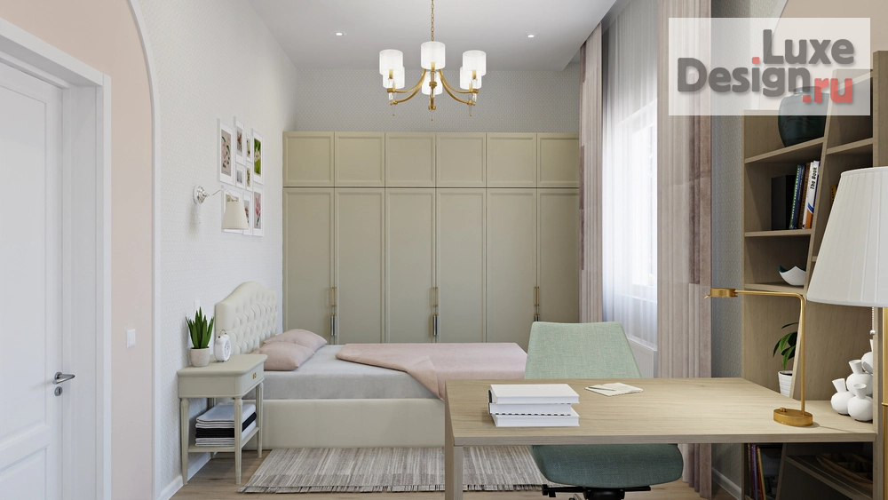 Дизайн интерьера коттеджа "Загородный дом" (фото 25)