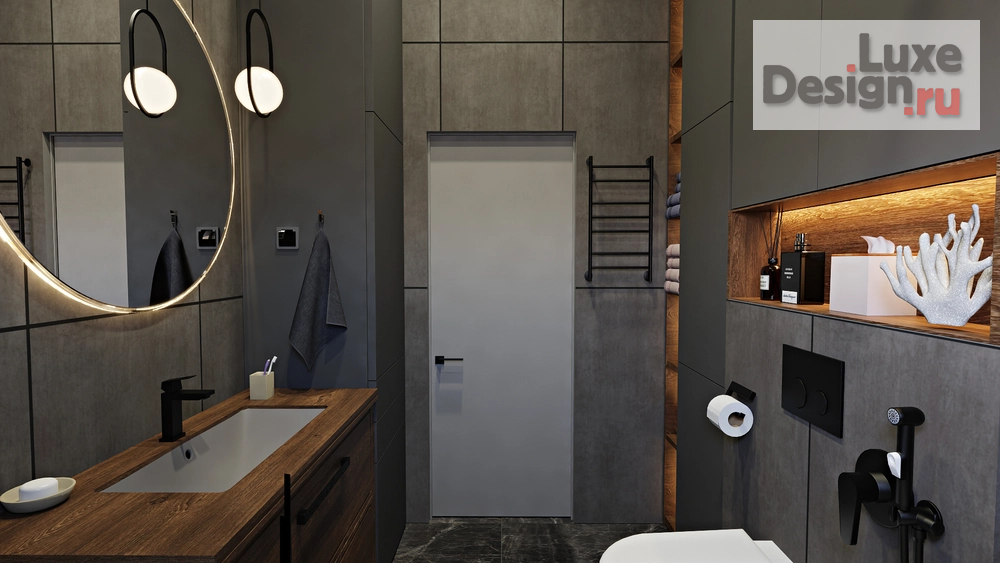 Дизайн интерьера коттеджа "Загородный дом" (фото 35)