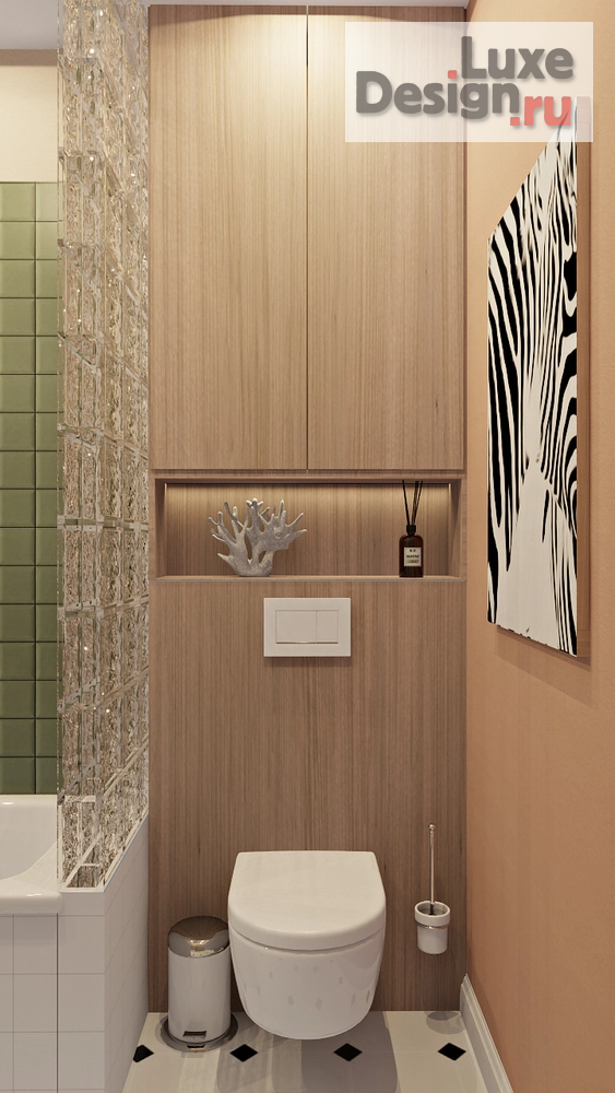 Дизайн интерьера трехкомнатной квартиры "ЖК Событие" (фото 28)