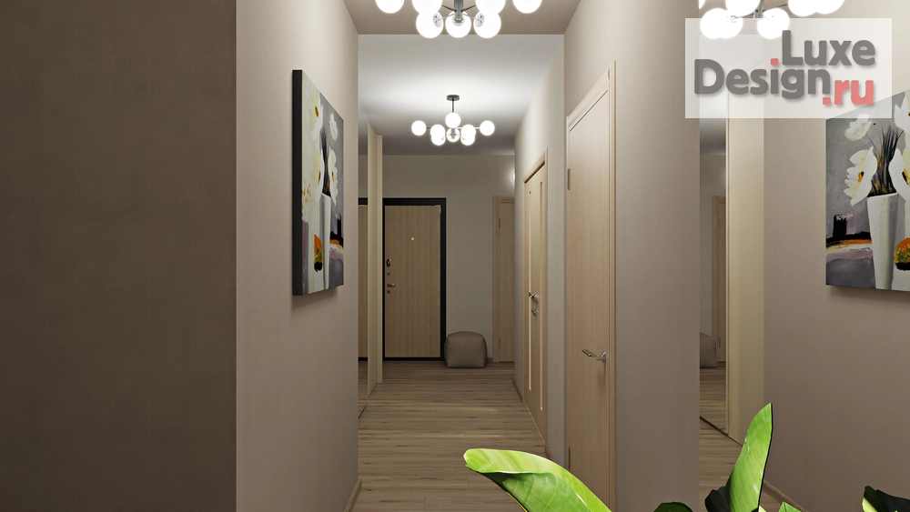 Дизайн интерьера трехкомнатной квартиры "Часть квартиры" (фото 12)