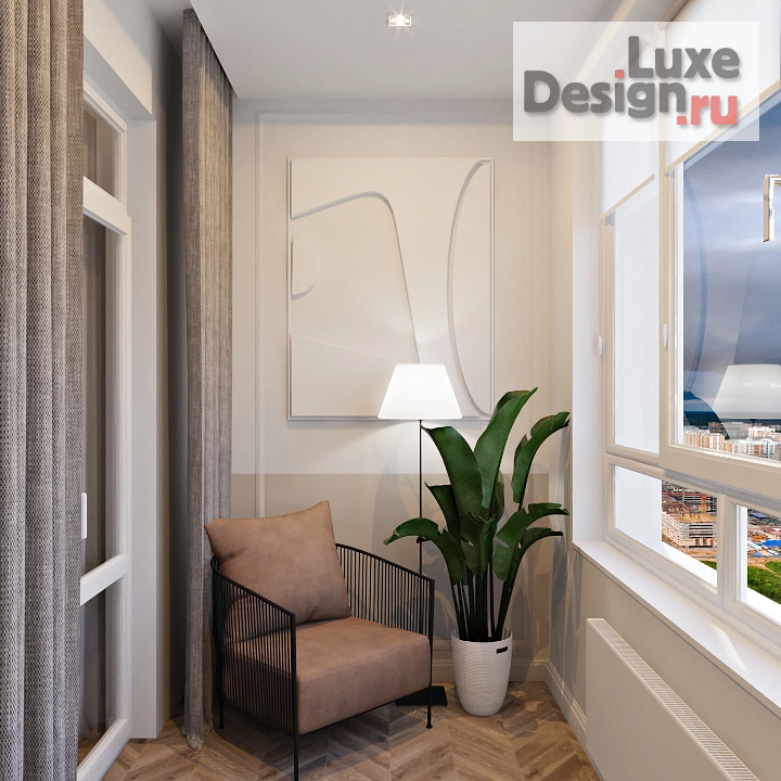 Дизайн интерьера трехкомнатной квартиры "ЖК Событие" (фото 23)
