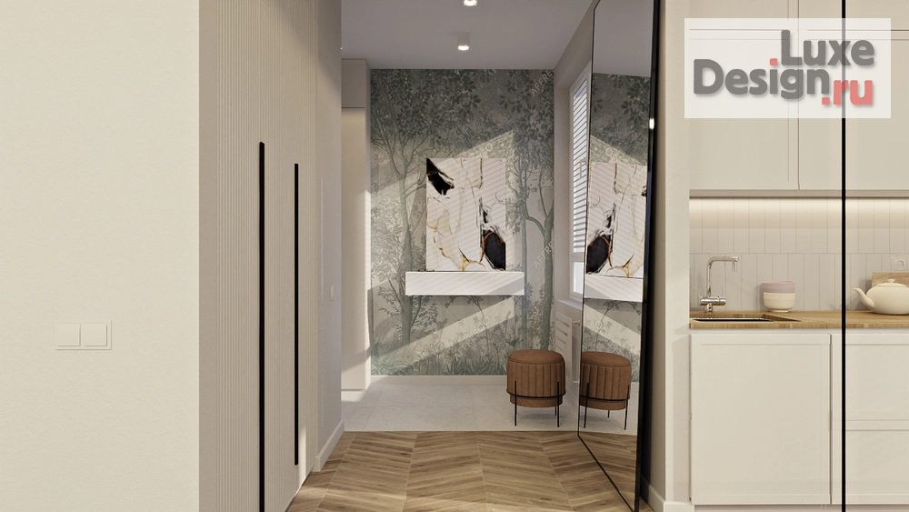 Дизайн интерьера трехкомнатной квартиры "ЖК Событие" (фото 4)