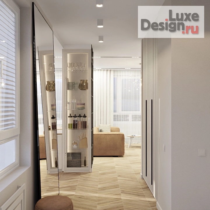 Дизайн интерьера трехкомнатной квартиры "ЖК Событие" (фото 5)