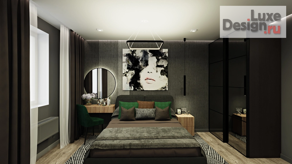 Дизайн интерьера двухкомнатной квартиры "Квартира для молодой пары" (фото 8)