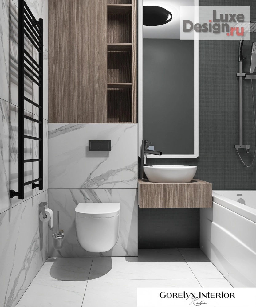 Дизайн интерьера трехкомнатной квартиры "Проект ЖК Лиговский сити" (фото 11)