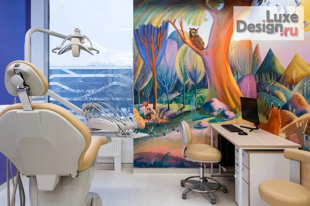 Дизайн интерьера лечебного учреждения "ATIS Kids & Family — детская стоматология в Екатеринбурге" (фото 24)