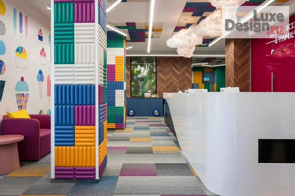 Дизайн интерьера лечебного учреждения "ATIS Kids & Family — детская стоматология в Екатеринбурге" (фото 13)