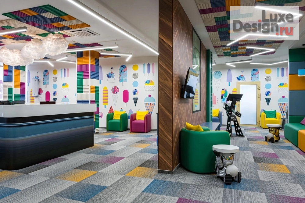 Дизайн интерьера лечебного учреждения "ATIS Kids & Family — детская стоматология в Екатеринбурге" (фото 10)