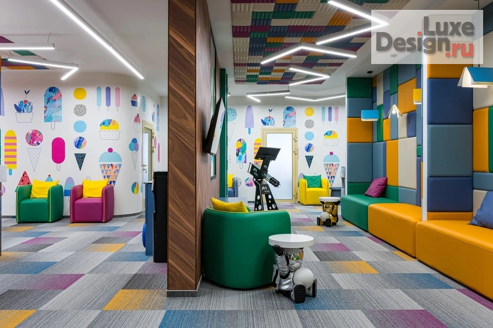 Дизайн интерьера лечебного учреждения "ATIS Kids & Family — детская стоматология в Екатеринбурге" (фото 9)