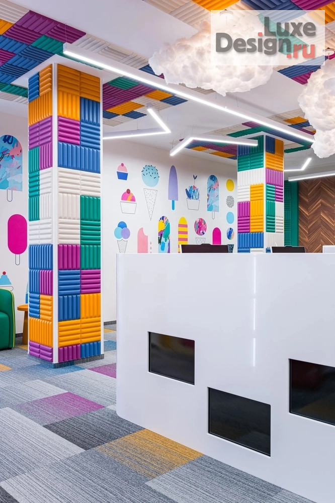 Дизайн интерьера лечебного учреждения "ATIS Kids & Family — детская стоматология в Екатеринбурге" (фото 5)