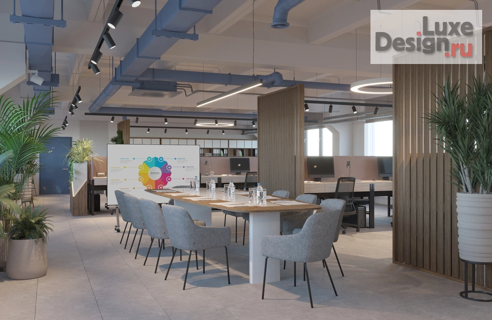 Дизайн интерьера офиса "Офис компании НПК ВИП" (фото 6)