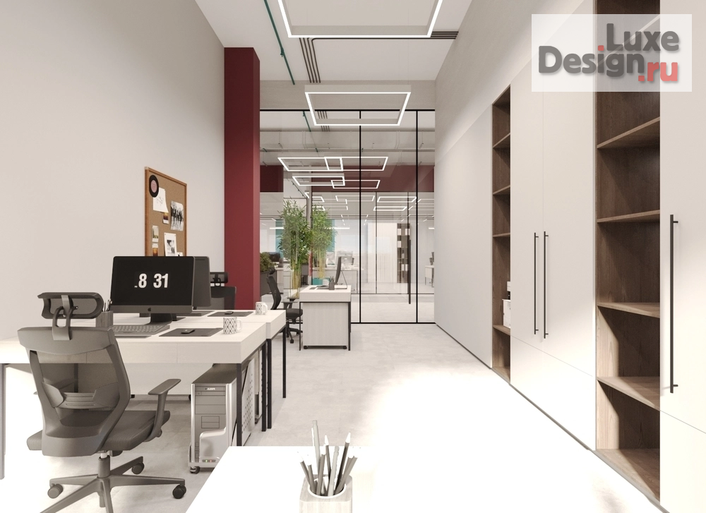 Дизайн интерьера офиса "Офис УралГЕО 1600 кв.м" (фото 6)