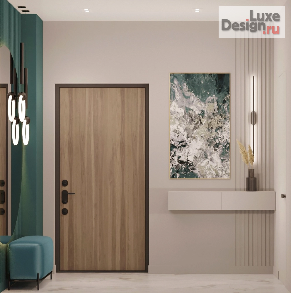 Дизайн интерьера трехкомнатной квартиры "Дизайн квартиры в ЖК Екатерининский парк" (фото 3)