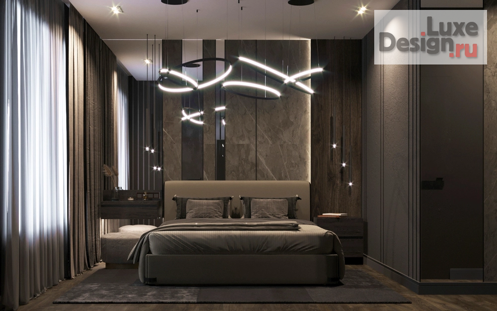 Дизайн интерьера четырехкомнатной квартиры "Проект квартиры в стиле DARK HOUSE" (фото 5)