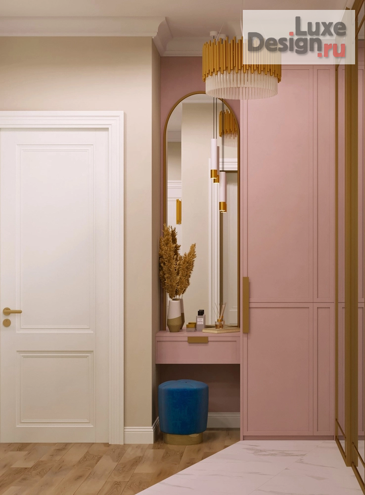 Дизайн интерьера комнаты "Прихожая в проекте Серебряный фонтан" (фото 1)