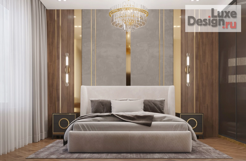 Дизайн интерьера четырехкомнатной квартиры "Роскошный интерьер в ЖК Александровский сад" (фото 1)