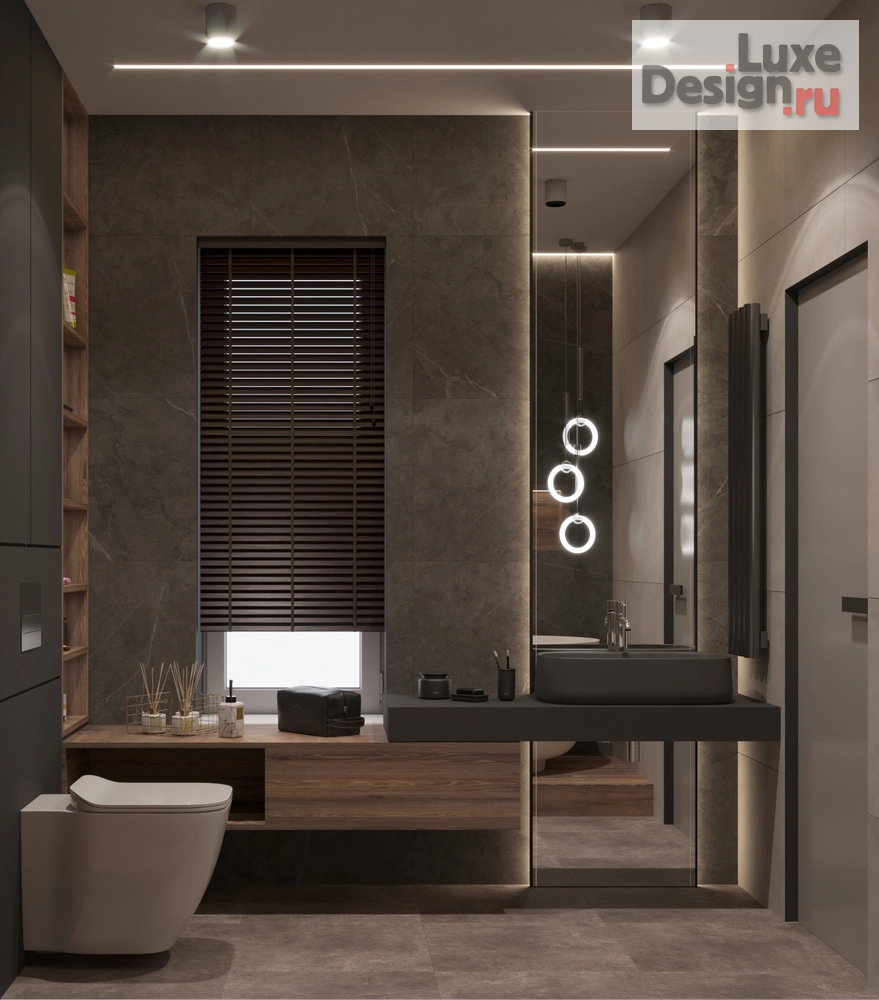 Дизайн интерьера четырехкомнатной квартиры "Проект квартиры в стиле DARK HOUSE" (фото 8)