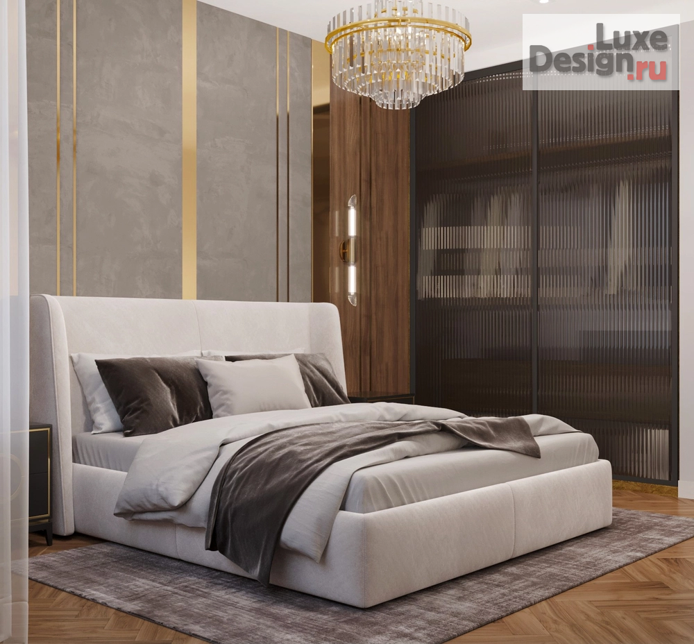 Дизайн интерьера четырехкомнатной квартиры "Роскошный интерьер в ЖК Александровский сад" (фото 3)