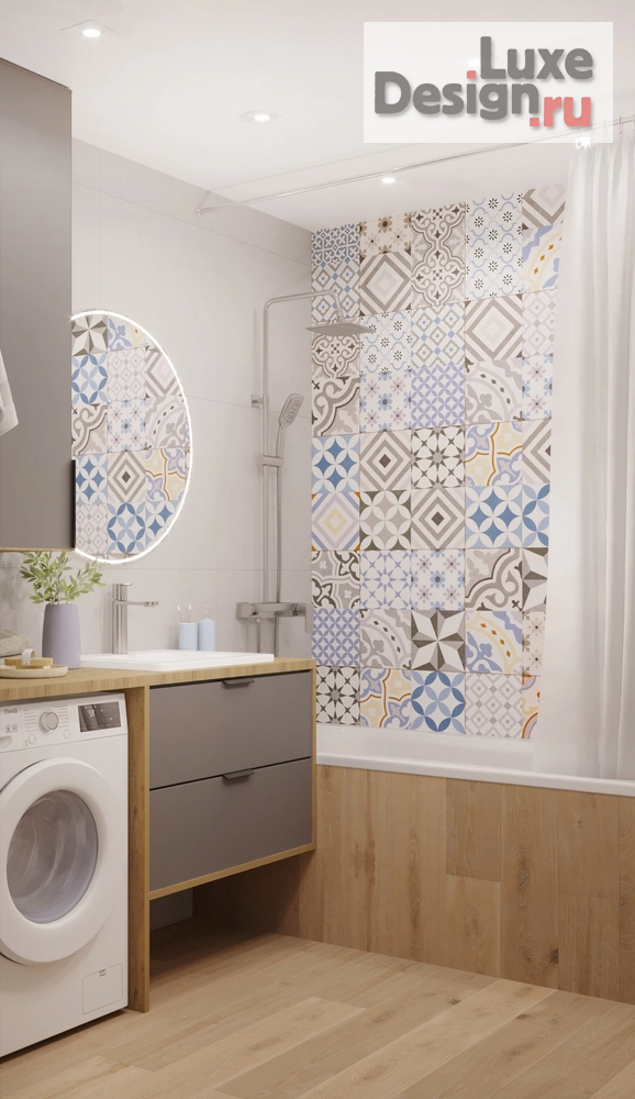 Дизайн интерьера двухкомнатной квартиры "Дизайн квартиры в ЖК Парковый квартал" (фото 7)