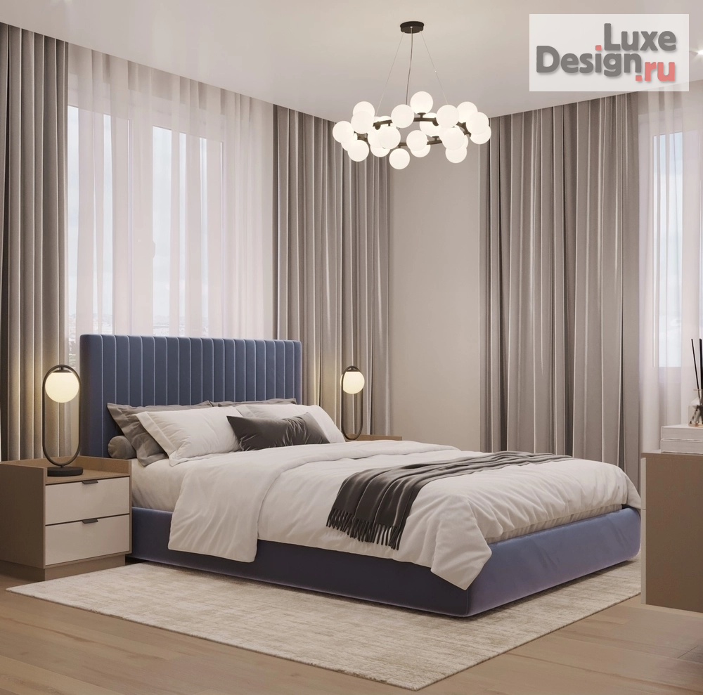 Дизайн интерьера двухкомнатной квартиры "Дизайн квартиры в ЖК Парковый квартал" (фото 5)