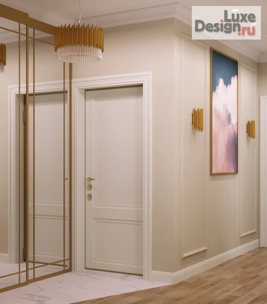 Дизайн интерьера комнаты "Дизайн прихожей в ЖК Серебрянный фонтан" (фото 3)