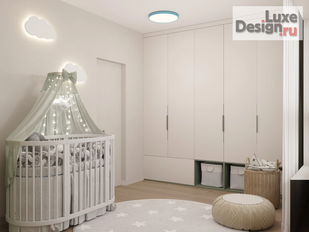 Дизайн интерьера трехкомнатной квартиры "Дизайн квартиры в ЖК Екатерининский парк" (фото 7)